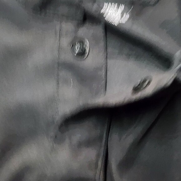 FootJoy Golf Vest Size L 1/4 Zip Button Snap Black Pullover Windbreaker - Picture 7 of 12